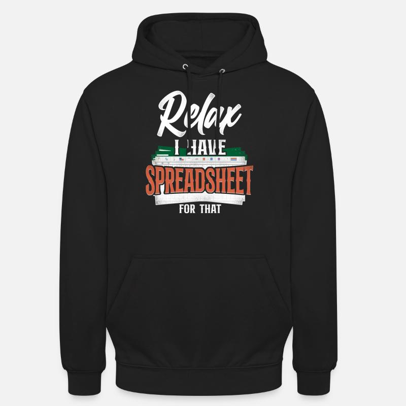 Comptable Comptable Comptable Comptabilité - Sweat-shirt à capuche unisexe - noir
