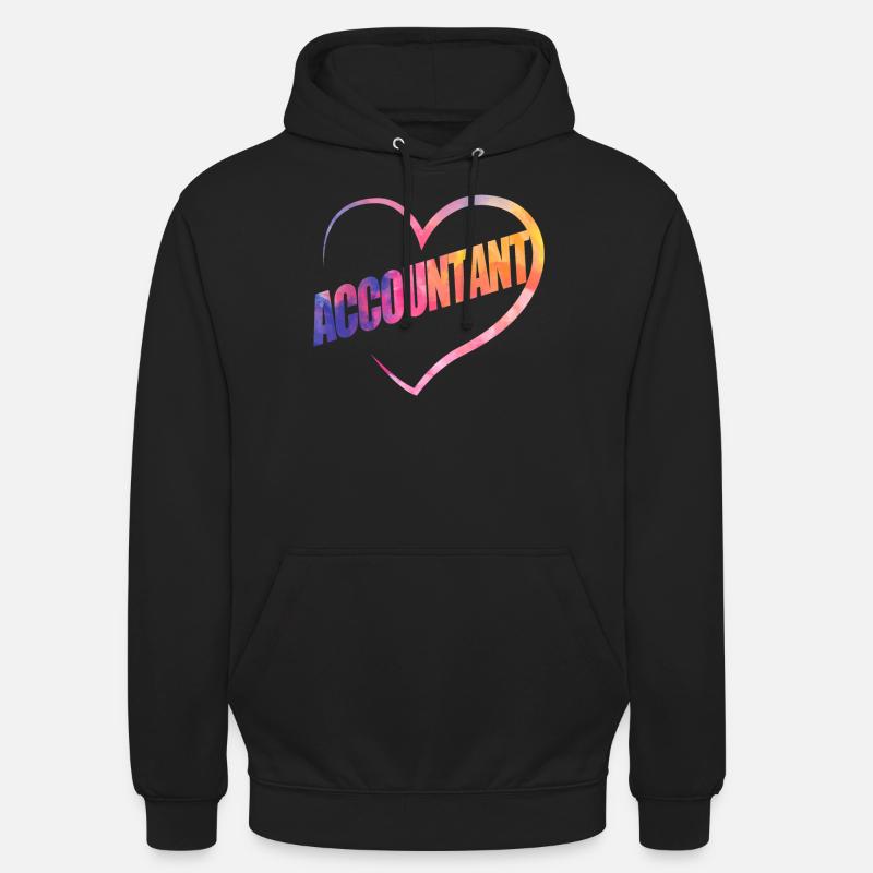 Comptable Comptable Comptable Comptabilité - Sweat-shirt à capuche unisexe - noir