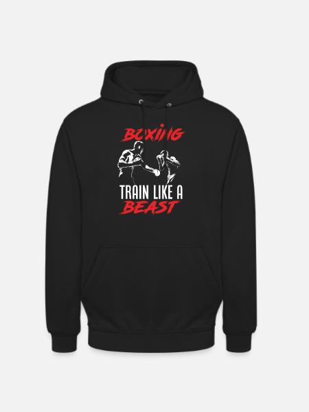 Funny Boxing Boxer Gift - Unisex Hoodie - black