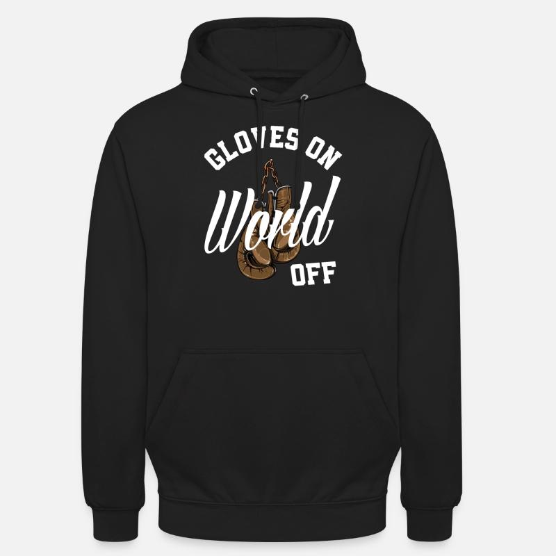 Funny Boxing Boxer Gift - Unisex Hoodie - black