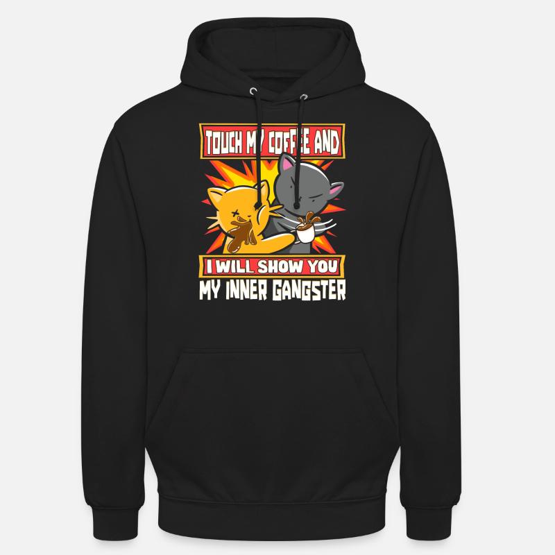 Kaffeetrinker Spruch Kaffeeliebhaber Kaffee - Unisex Hoodie - Schwarz