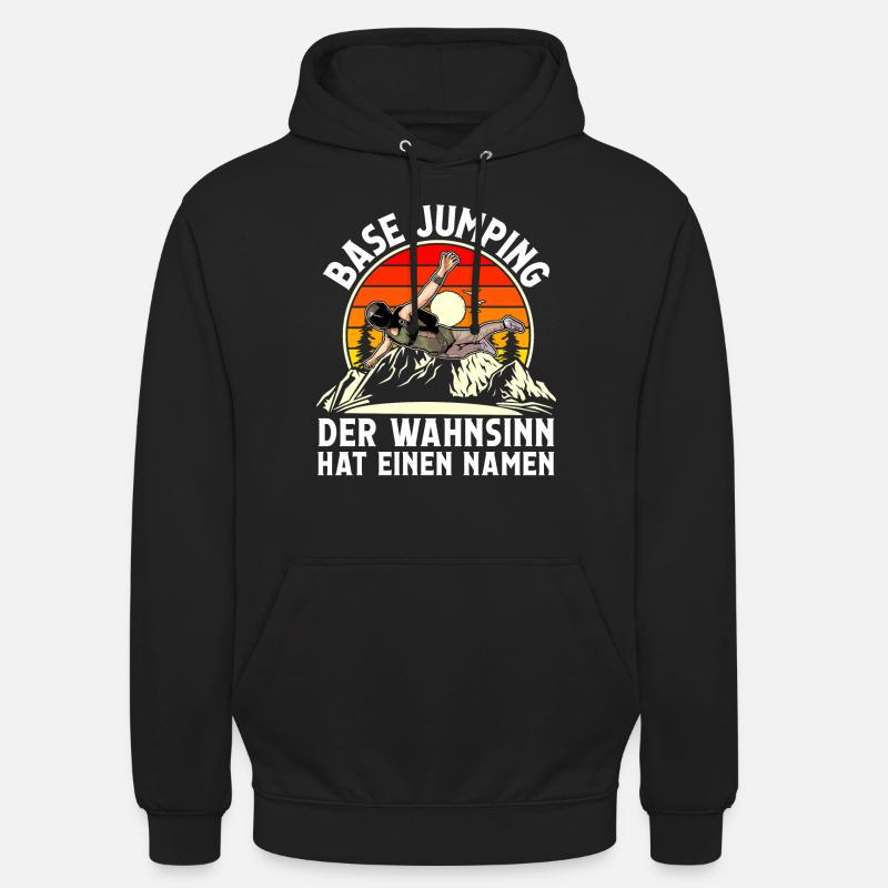Base Jumping - Unisex Hoodie - Schwarz