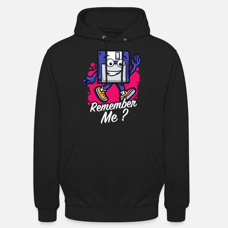 Programmer Retro-diskette Floppy disc - Unisex Hoodie - black
