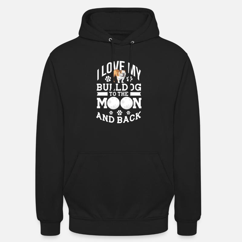 Bouledogue américain - Sweat-shirt à capuche unisexe - noir