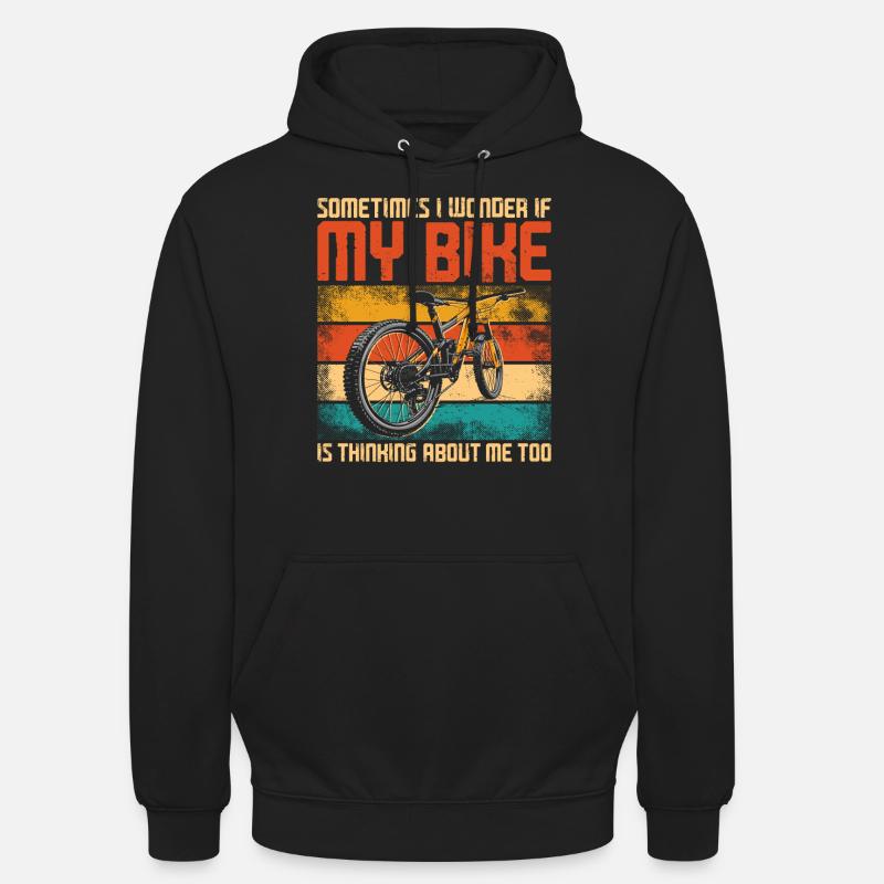 Enduro VTT VTT Équitation - Sweat-shirt à capuche unisexe - noir