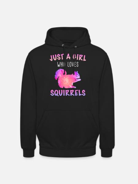 Squirrel Animal - Unisex Hoodie - black
