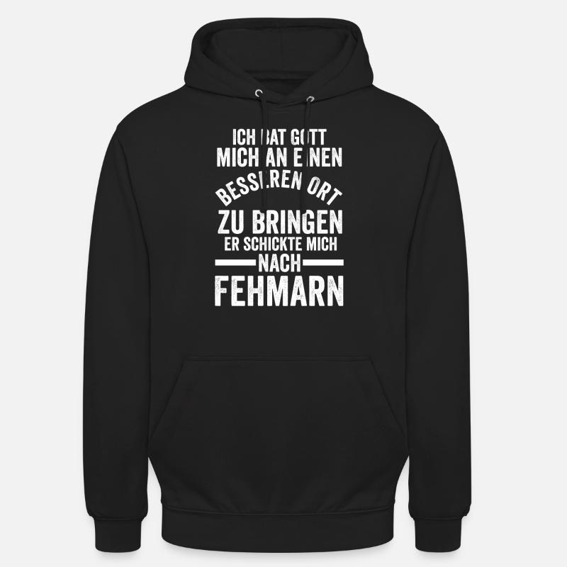 Ostsee Fehmarn - Unisex Hoodie - Schwarz