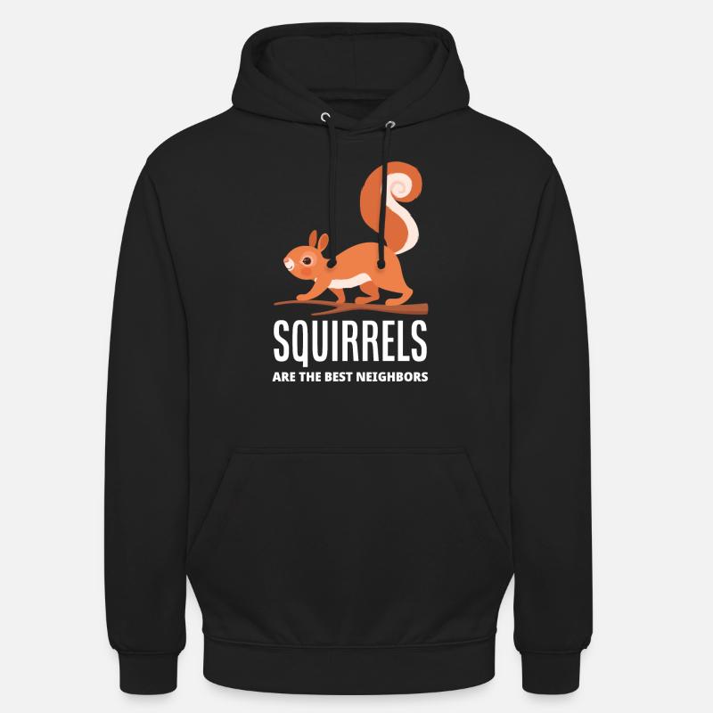 Eichhörnchen - Unisex Hoodie - Schwarz