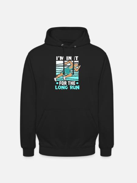 Running Marathon Runner Running - Unisex Hoodie - black