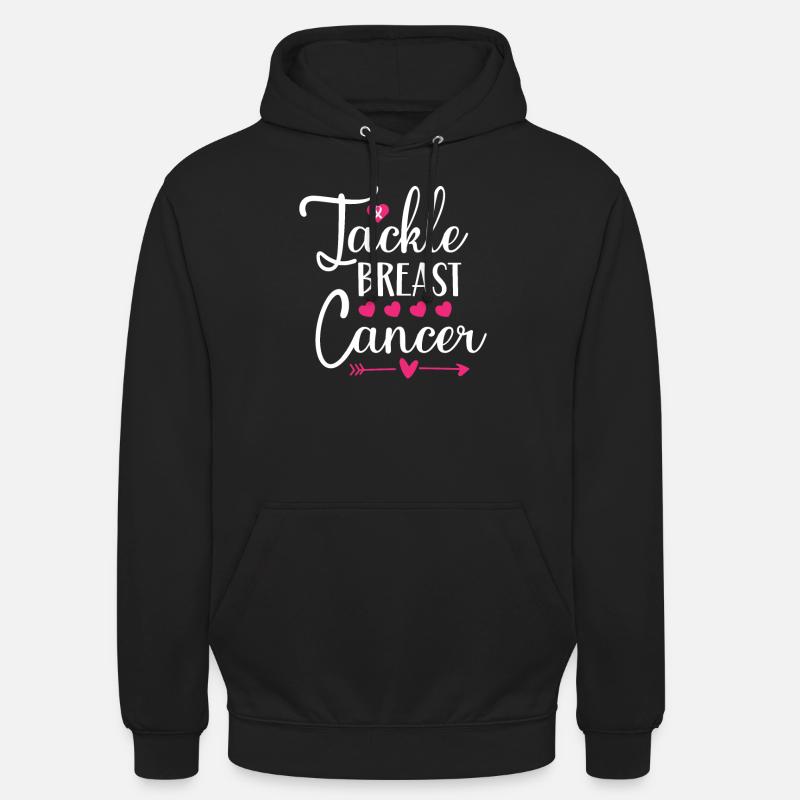 Brustkrebs bekämpfen - Unisex Hoodie - Schwarz