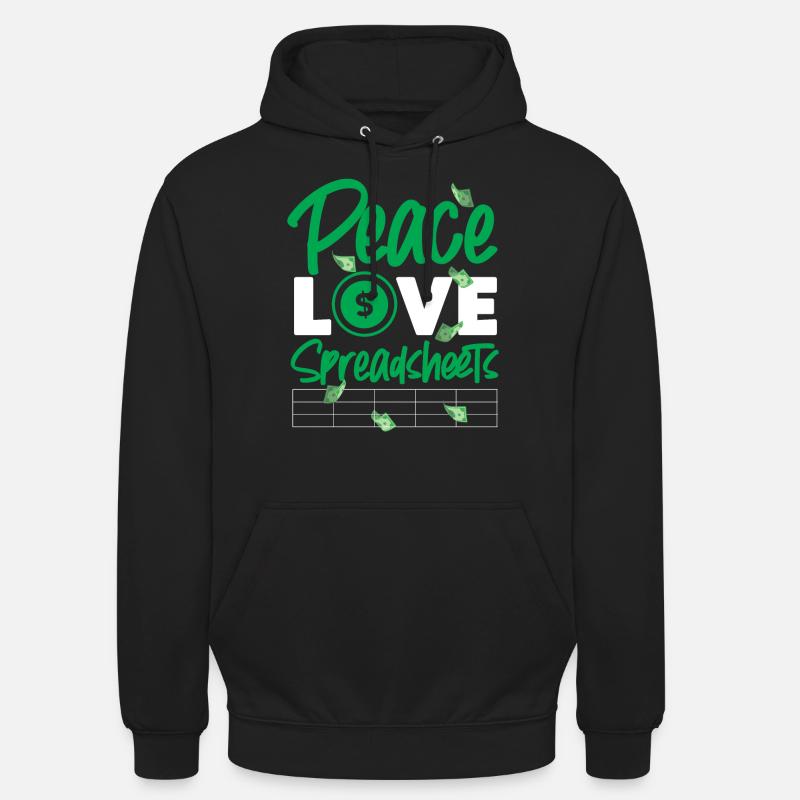 Comptable Teneur de livres Comptabilité - Sweat-shirt à capuche unisexe - noir