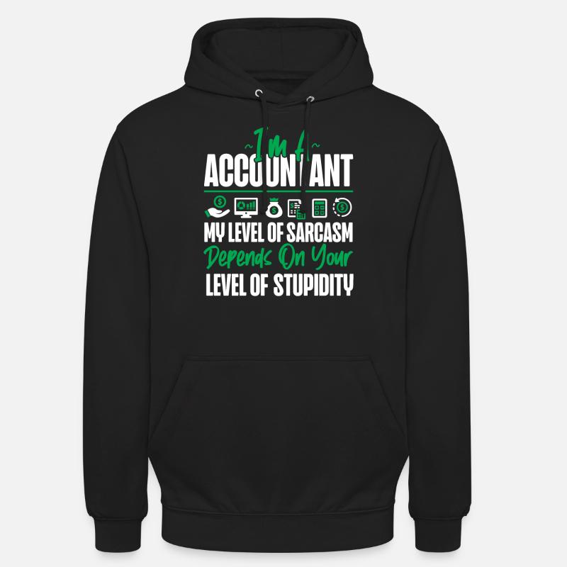 Comptable Comptable Comptable Sweat-shirt à capuche unisexe