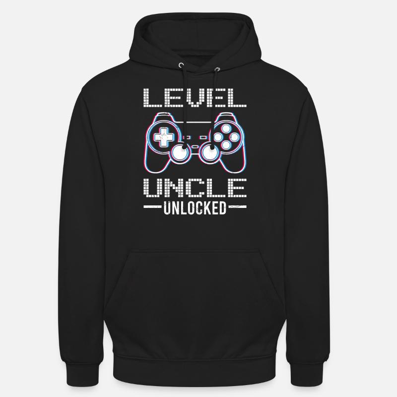 Niveau Oncle débloqué - Sweat-shirt à capuche unisexe - noir