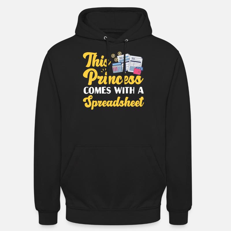 Comptable Comptable Comptable - Sweat-shirt à capuche unisexe - noir