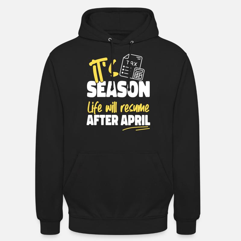 Comptable Comptable Comptable - Sweat-shirt à capuche unisexe - noir