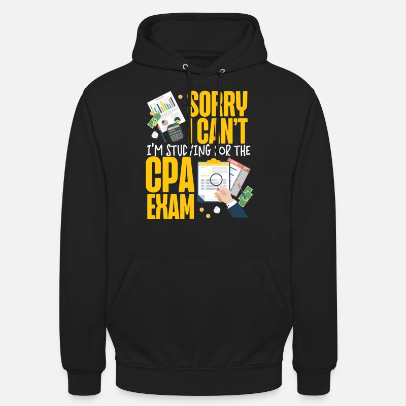 Comptable Comptable Comptable - Sweat-shirt à capuche unisexe - noir