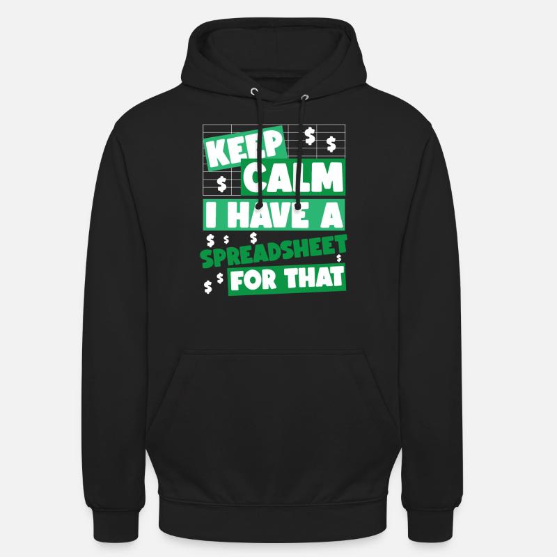 Comptable Comptable Comptable - Sweat-shirt à capuche unisexe - noir