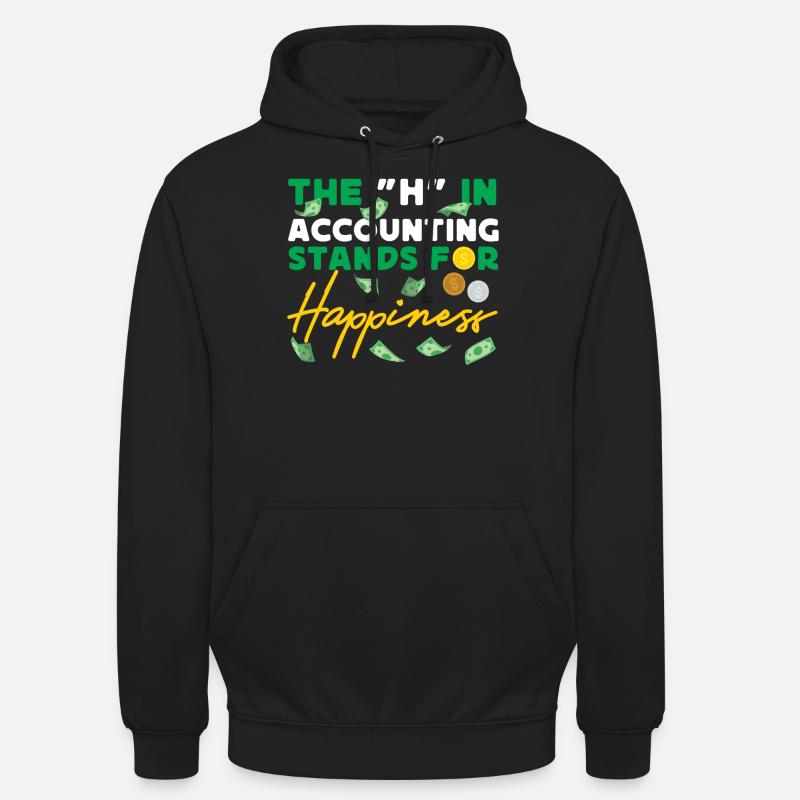 Comptable Comptable Comptable - Sweat-shirt à capuche unisexe - noir
