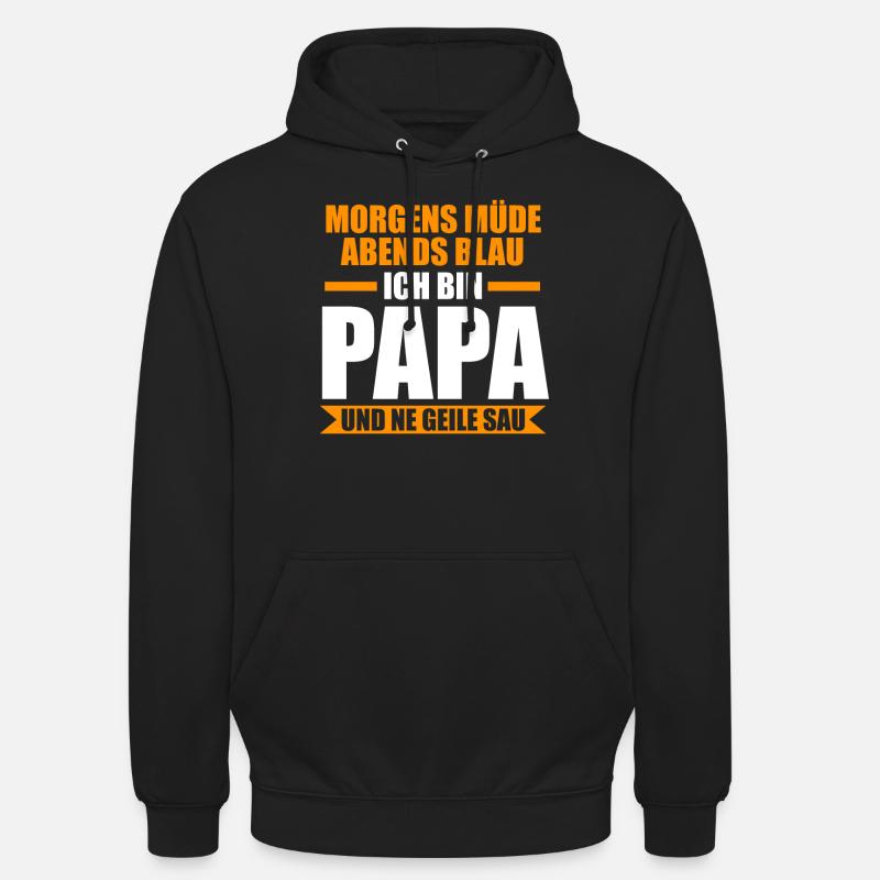 Vater Papi Papa - Unisex Hoodie - Schwarz