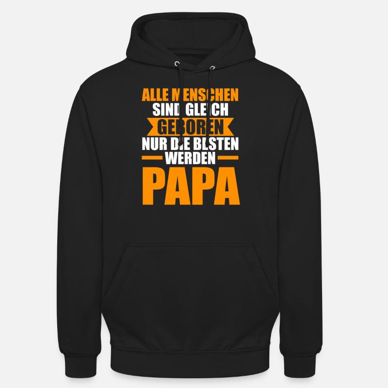 Vater Papi Papa - Unisex Hoodie - Schwarz