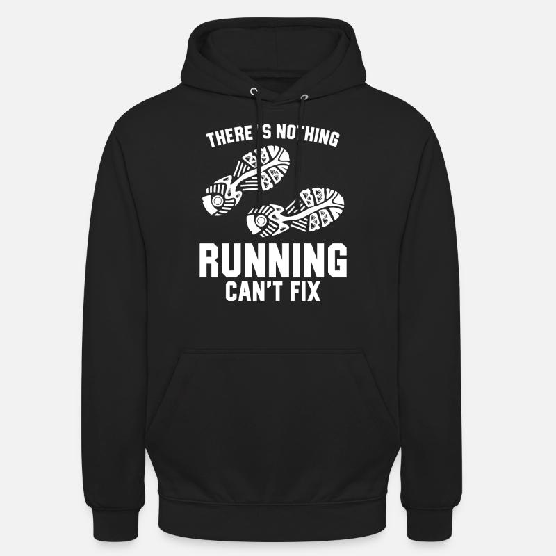 Running Runner Semi-Marathon - Sweat-shirt à capuche unisexe - noir