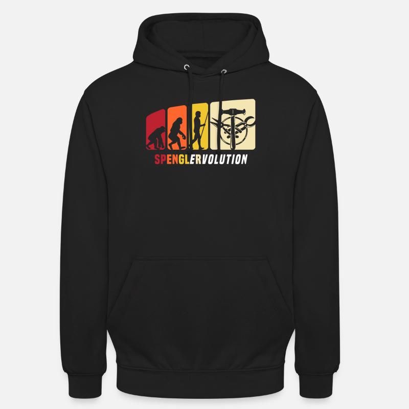 Bauspengler Evolution Spengler - Unisex Hoodie - Schwarz