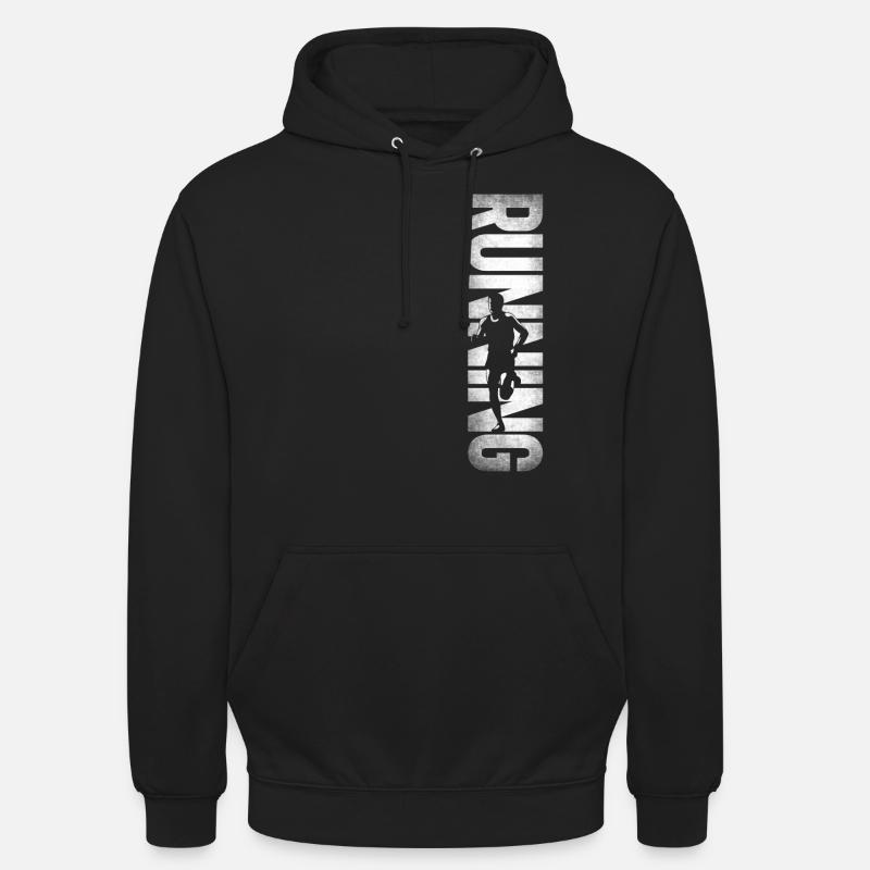 Running Runner Semi-Marathon - Sweat-shirt à capuche unisexe - noir