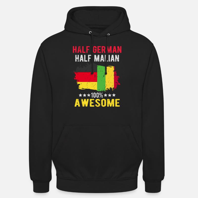 Half German half Malians - Unisex Hoodie - black