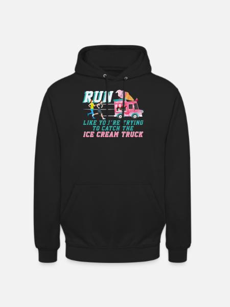 Running Runner Semi-Marathon - Sweat-shirt à capuche unisexe - noir