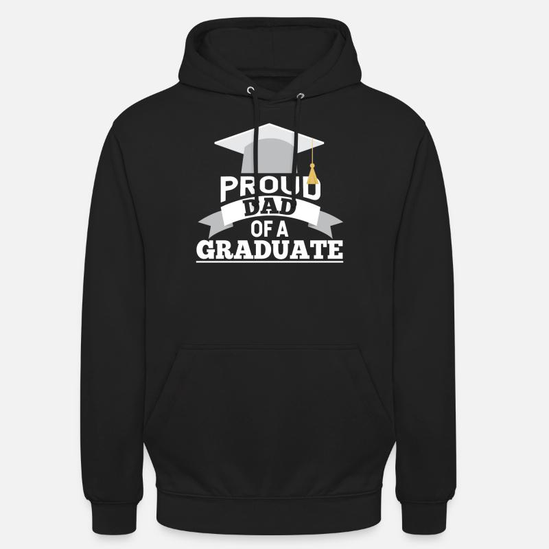 Fier père d’un diplômé - Sweat-shirt à capuche unisexe - noir