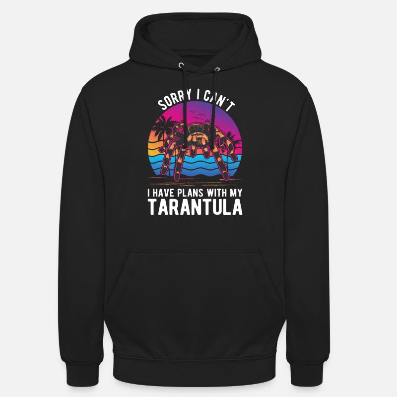 Tarentule Araignée Tarentule - Sweat-shirt à capuche unisexe - noir
