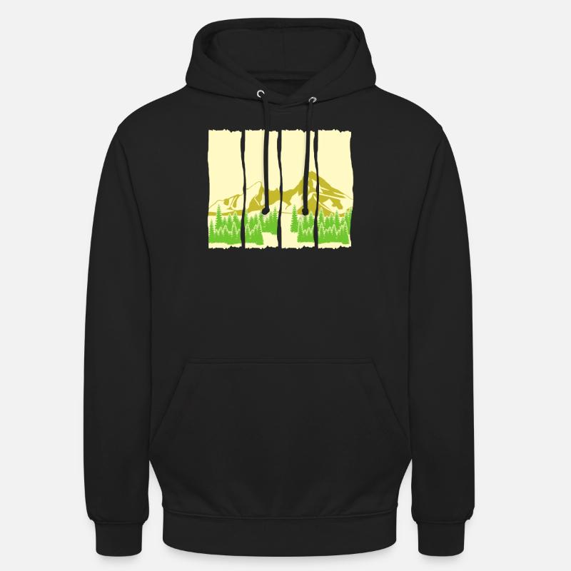 Watzmann Alpinisme Massif du Watzmann - Sweat-shirt à capuche unisexe - noir