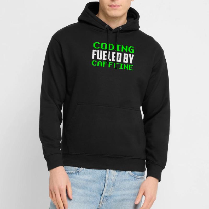 Programmation propulsée par le code de la caféine Sweat-shirt à capuche unisexe