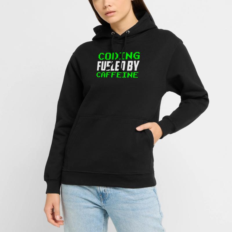 Programmieren Angetrieben Durch Koffein Code Unisex Hoodie