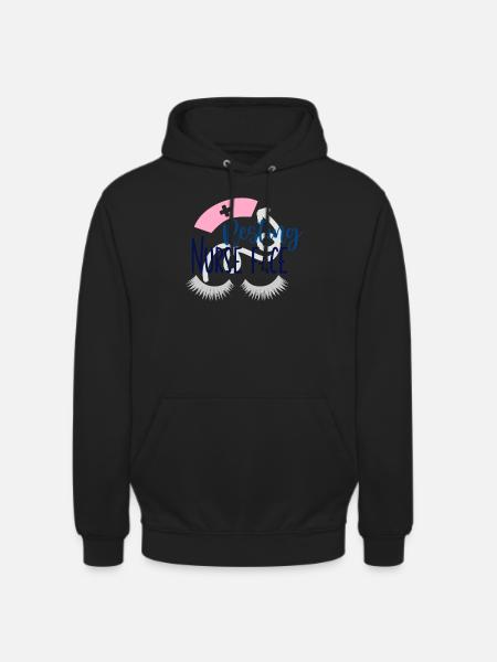 Resting Nurse Face - Unisex Hoodie - black