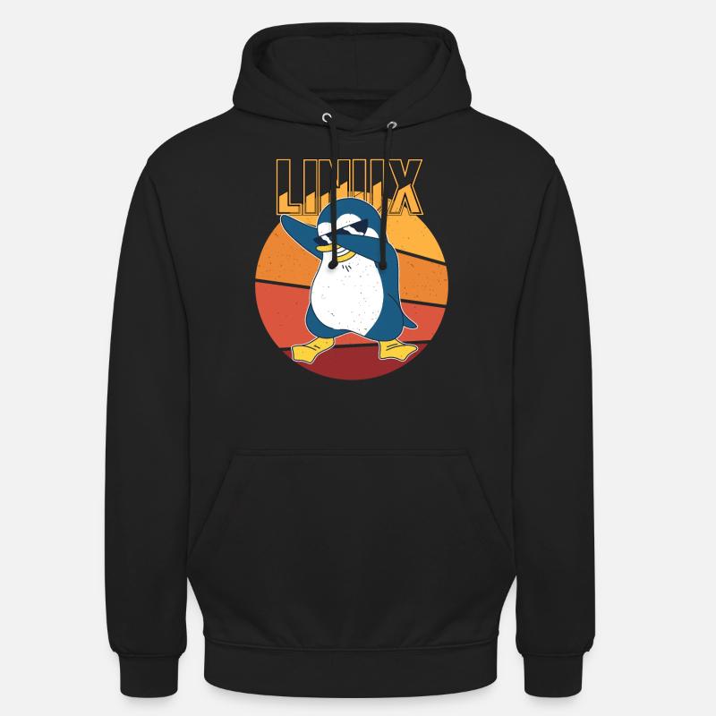 Linux Root Admin Cool Penguin Informatics Nerd Sweat-shirt à capuche unisexe