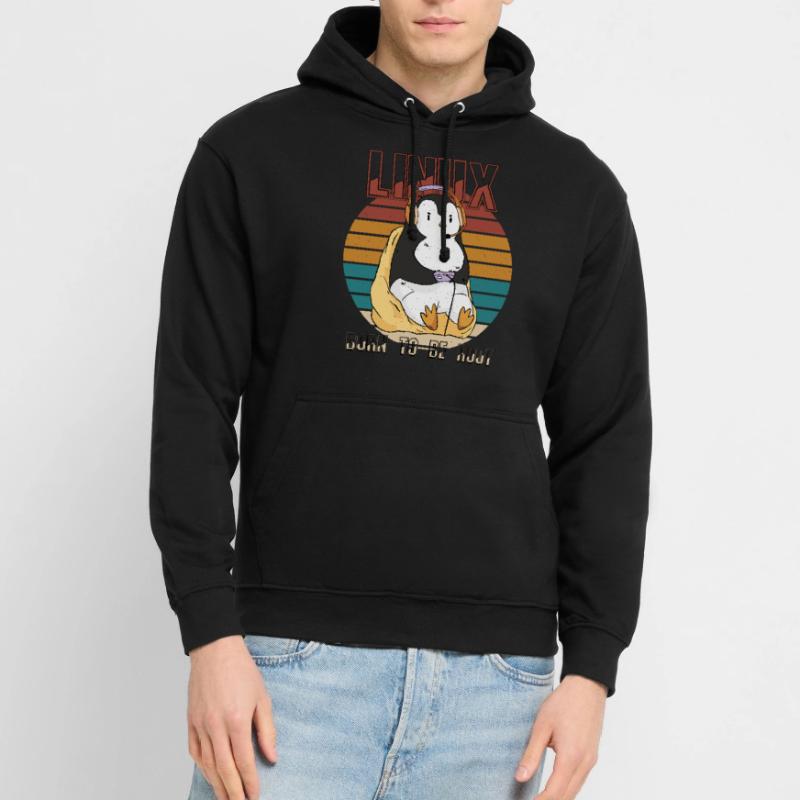 Linux Gamer Root Party Cool Penguin Nerd Programmes Sweat-shirt à capuche unisexe