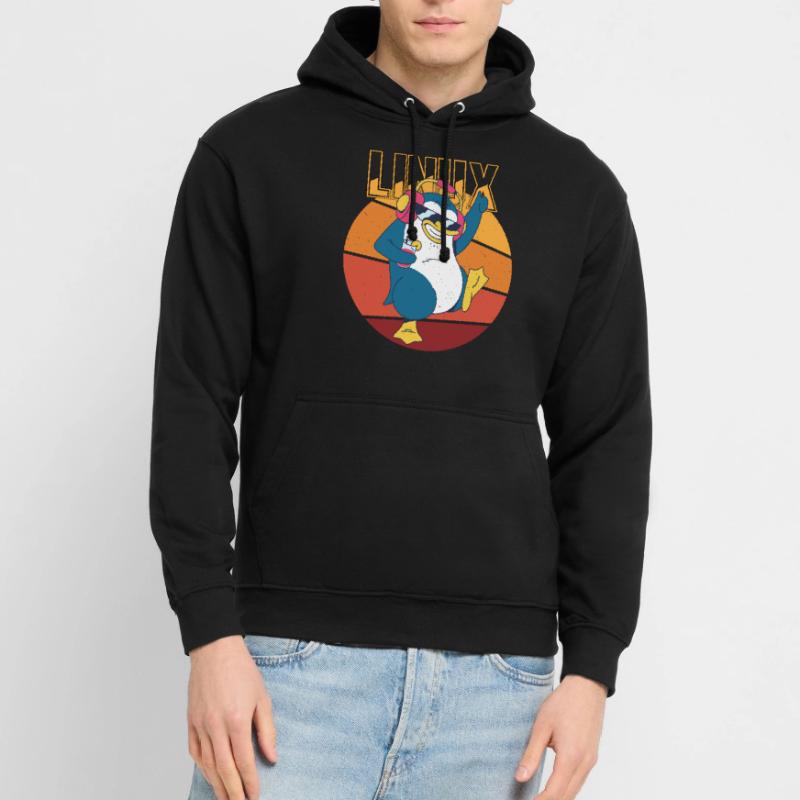 Party Linux Root Cool Penguin Nerd Game Programmer Sweat-shirt à capuche unisexe