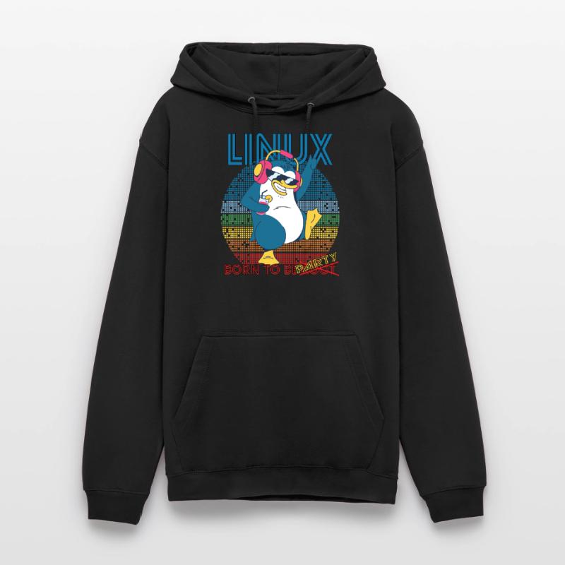 Linux Party Born To Be Root Geek Game Programmer A Unisex Hoodie