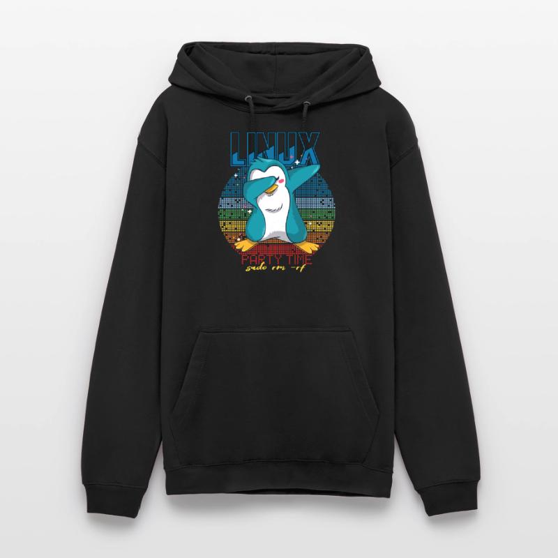 Linux Party Sudo Root Geek Cute Penguin Nerd Progr Unisex Hoodie