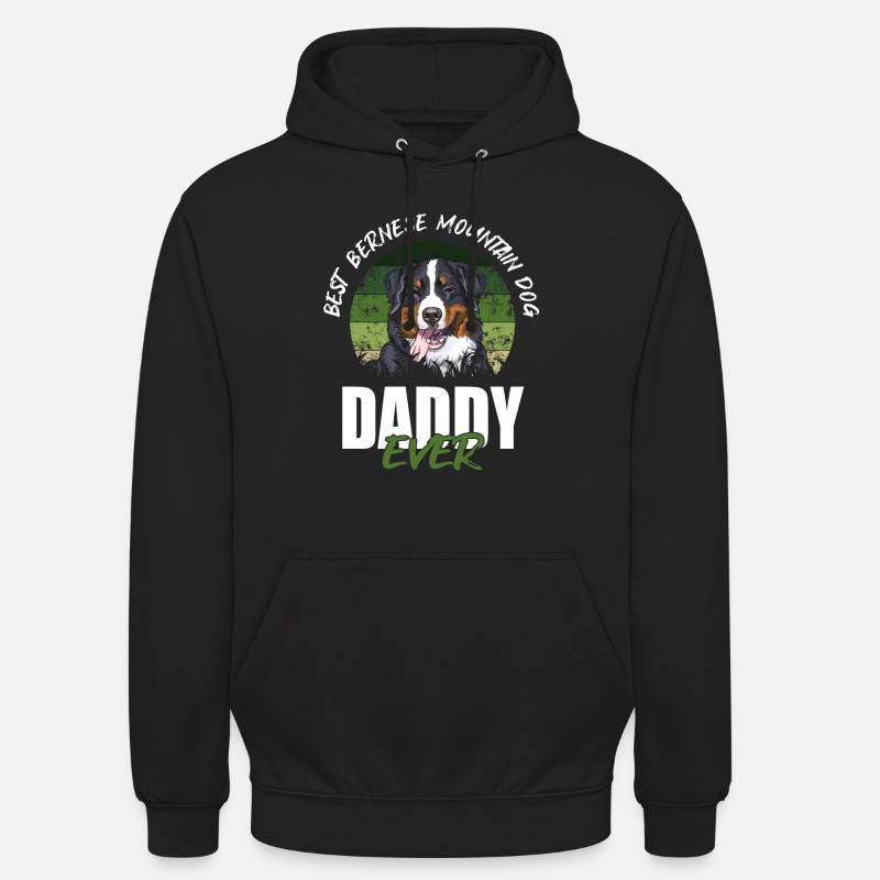 Bouvier bernois - Sweat-shirt à capuche unisexe - noir