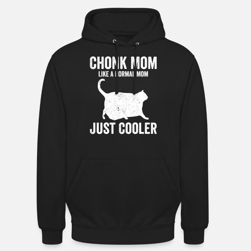 Chonk Meme Cat - Sweat-shirt à capuche unisexe - noir