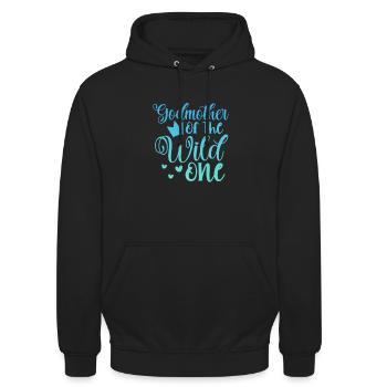 Patin - Unisex Hoodie - Schwarz - Vorne - Alina (178cm) & Michal (187cm)