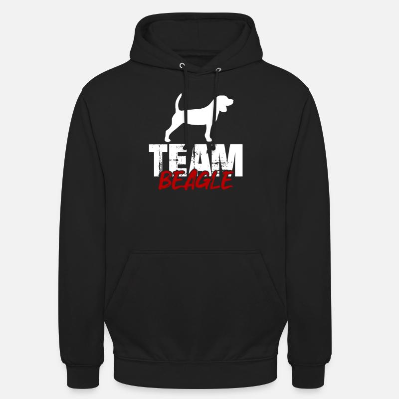 Équipe Beagle - Sweat-shirt à capuche unisexe - noir