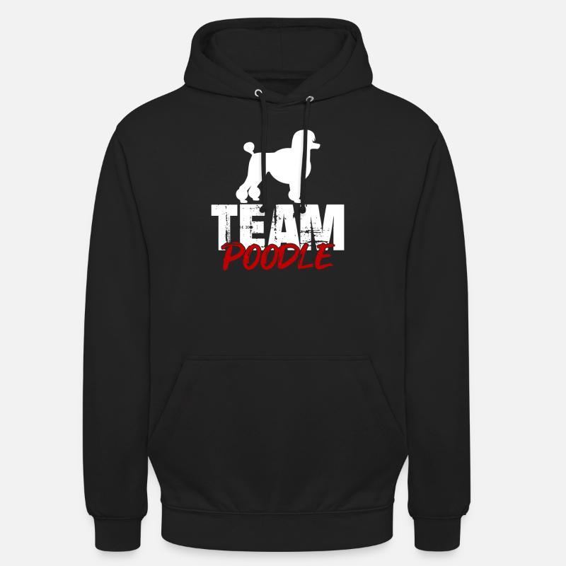 Équipe Caniche - Sweat-shirt à capuche unisexe - noir