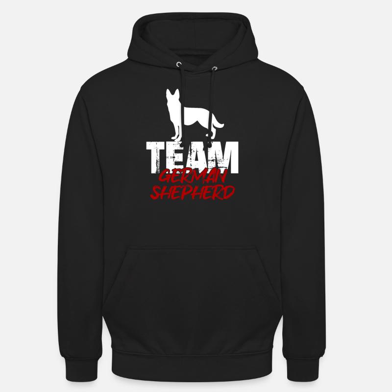 Team Deutscher Schäferhund - Unisex Hoodie - Schwarz