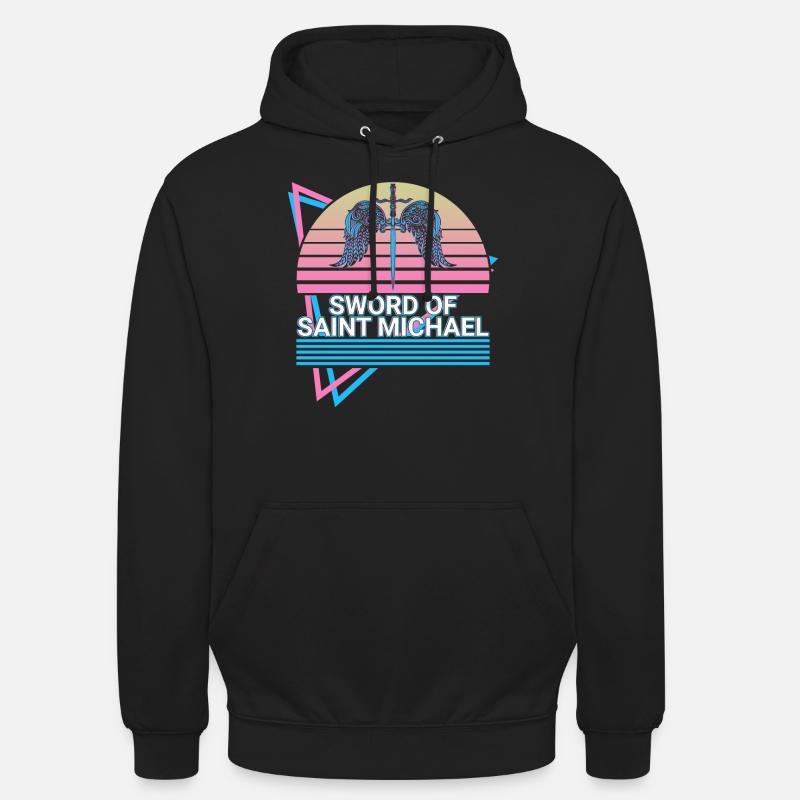 Das Schwert des Heiligen Michael - Unisex Hoodie - Schwarz