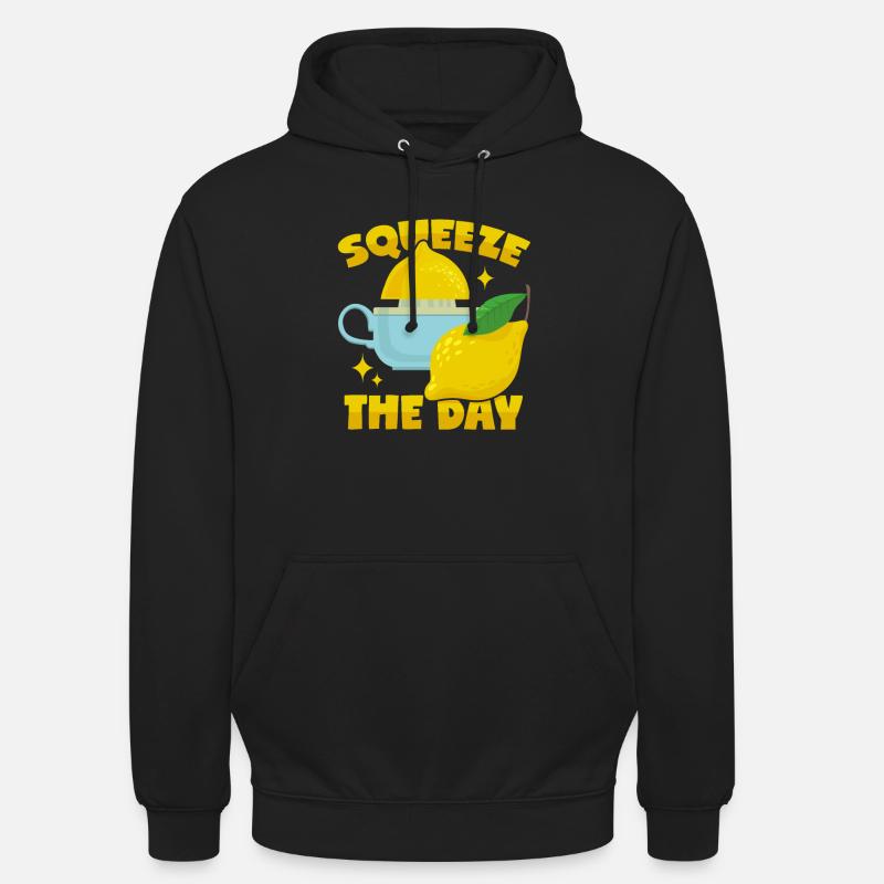 Presser les citrons - Sweat-shirt à capuche unisexe - noir