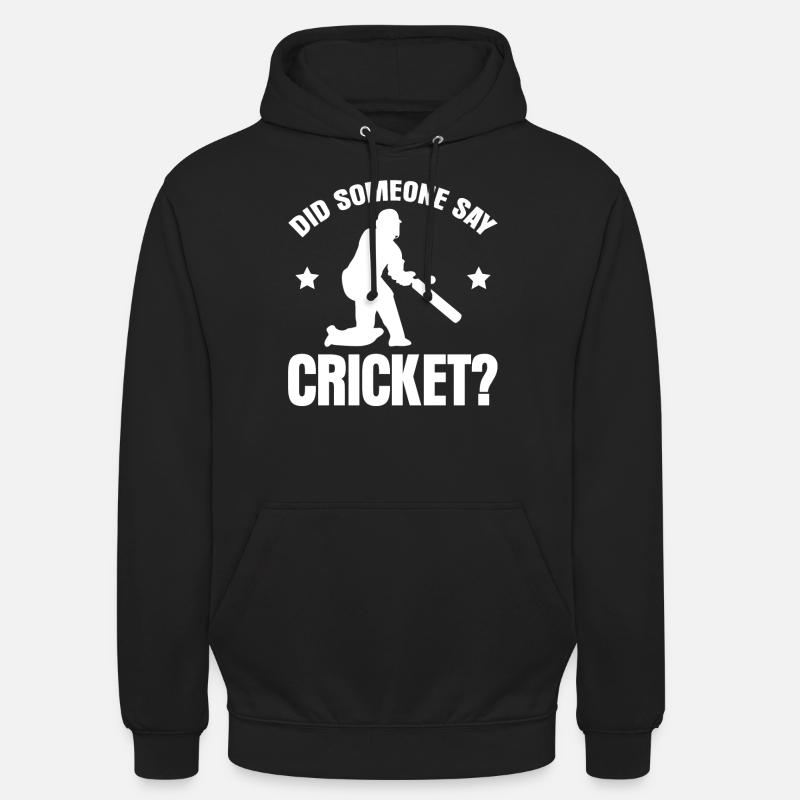Cricket Cricket team Cricketers - Unisex Hoodie - black