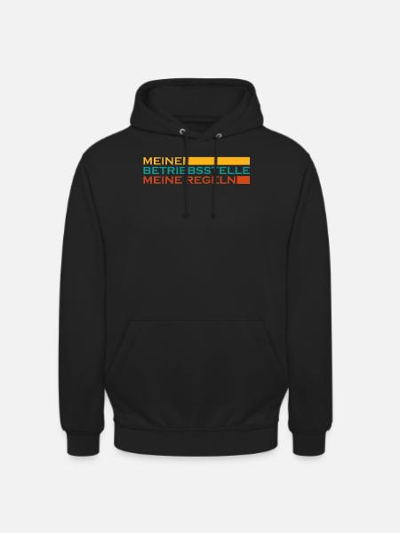 Fahrdienstleiter Witz Betriebsstelle - Unisex Hoodie - Schwarz